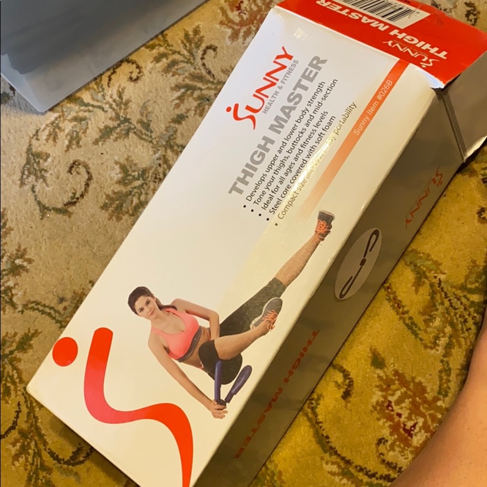 Sunny health and fitness thigh master. In box